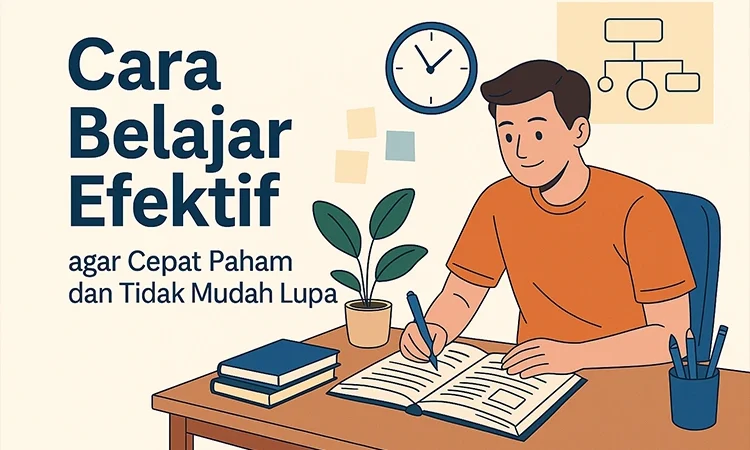 Cara Belajar Efektif agar Cepat Paham dan Tidak Mudah Lupa