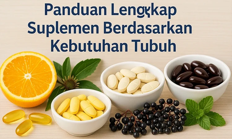 Panduan Lengkap Suplemen Berdasarkan Kebutuhan Tubuh