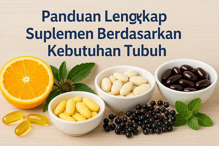 Panduan Lengkap Suplemen Berdasarkan Kebutuhan Tubuh