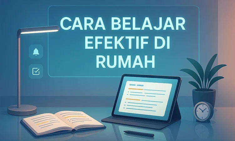 Cara Belajar Efektif di Rumah untuk Meningkatkan Fokus dan Produktivitas