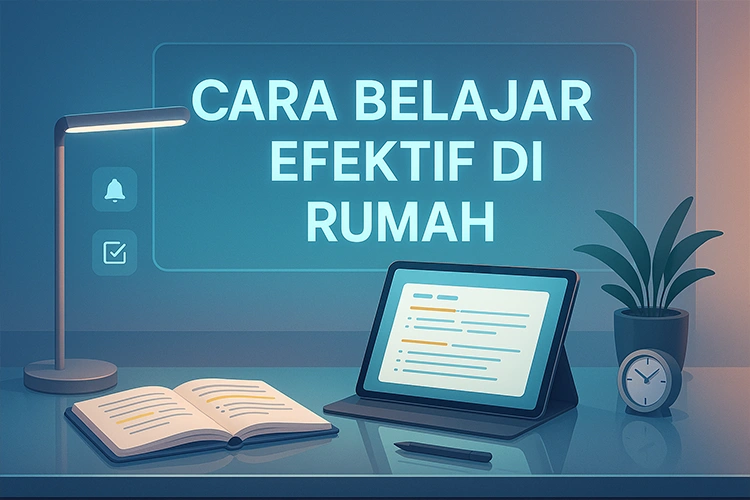 Cara Belajar Efektif di Rumah untuk Meningkatkan Fokus dan Produktivitas