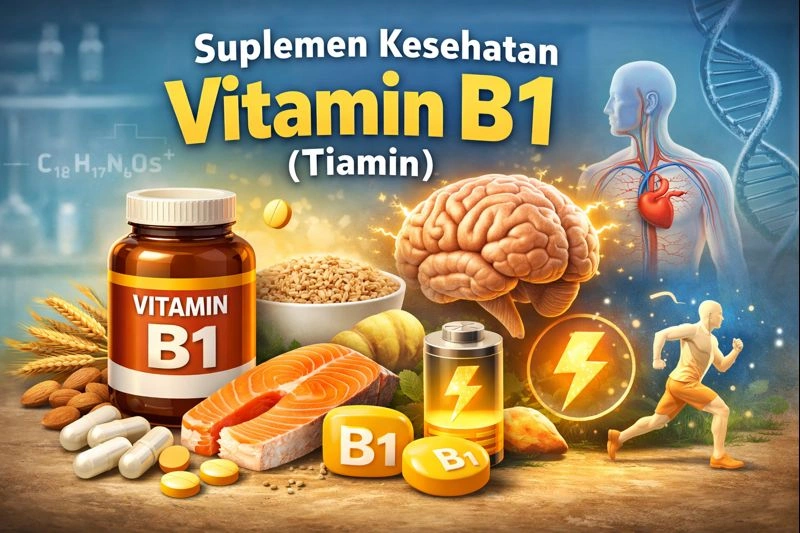 Suplemen Kesehatan Vitamin B1 (Tiamin): Manfaat, Fungsi, dan Cara Konsumsi yang Tepat