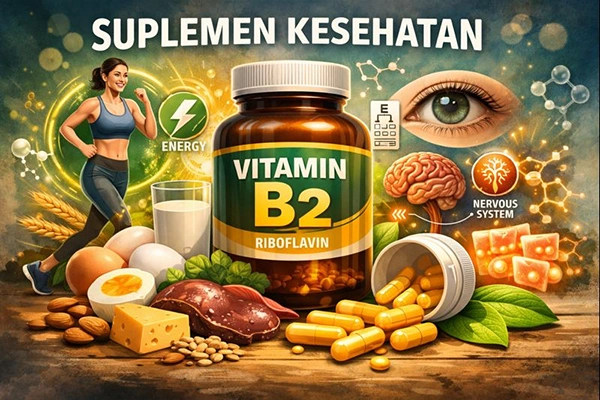 Suplemen Kesehatan: Peran Penting Vitamin B2 atau Riboflavin untuk Tubuh