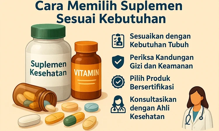 Cara Memilih Suplemen Kesehatan Sesuai Kebutuhan untuk Mendukung Kesehatan Tubuh
