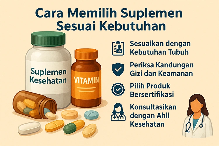 Cara Memilih Suplemen Kesehatan Sesuai Kebutuhan untuk Mendukung Kesehatan Tubuh