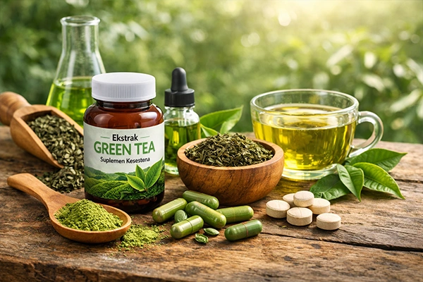 Suplemen Kesehatan Ekstrak Green Tea