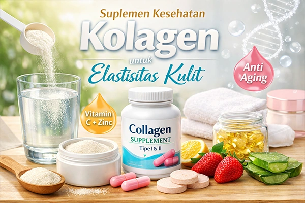 Suplemen Kesehatan Kolagen untuk Elastisitas Kulit yang Lebih Kencang dan Sehat