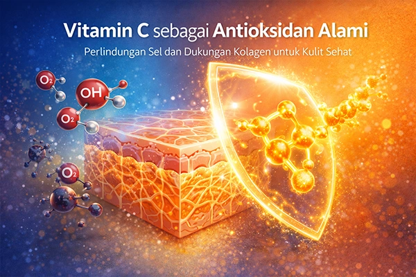 Suplemen Kesehatan Vitamin C sebagai Antioksidan untuk Kulit Sehat dan Anti Aging