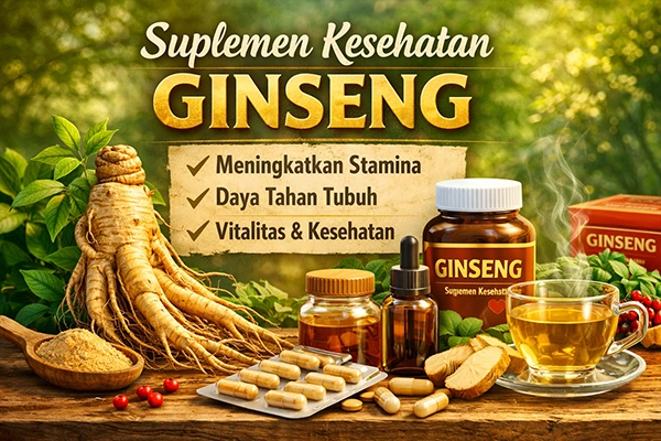 Suplemen Kesehatan Ginseng dan Manfaatnya untuk Tubuh